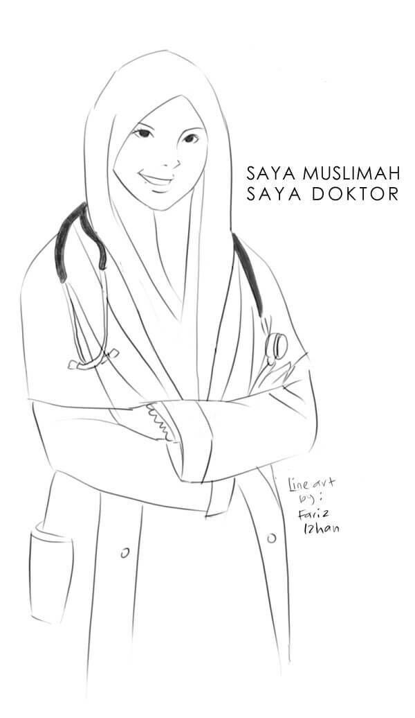 Detail Gambar Dokter Kartun Muslimah Nomer 44