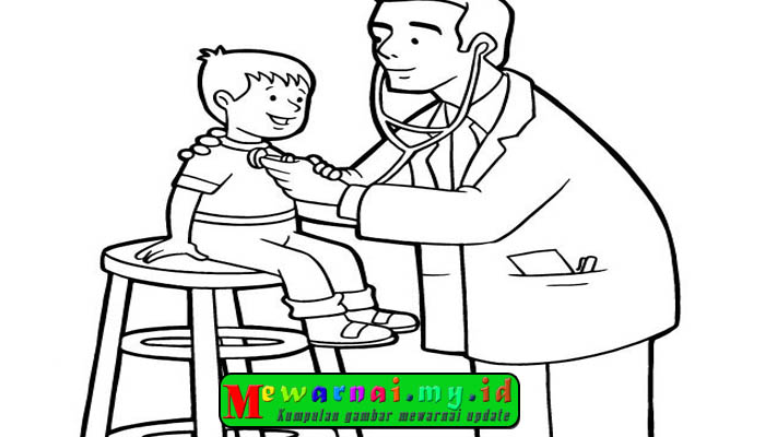 Detail Gambar Dokter Mewarnai Nomer 47