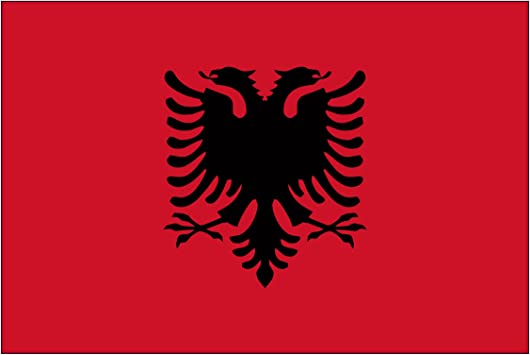 Adler Albanische Flagge - KibrisPDR