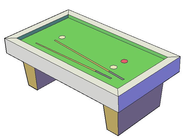 Detail Billiard Table Dwg Nomer 9