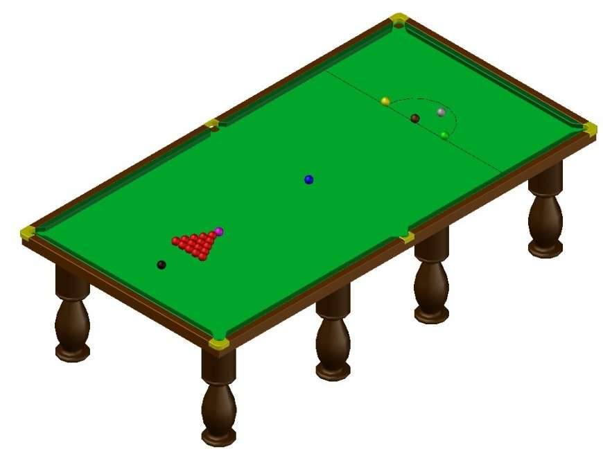 Detail Billiard Table Dwg Nomer 2