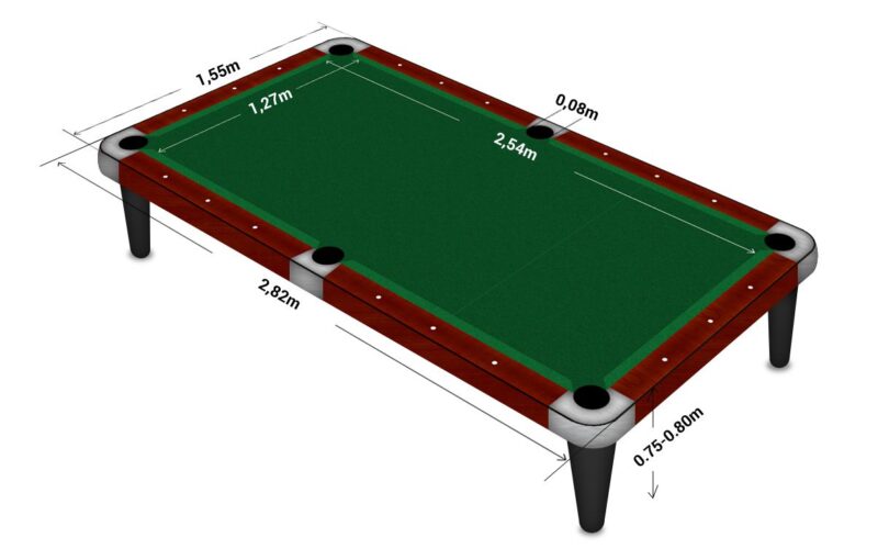 Detail Billiard Table Dwg Nomer 4