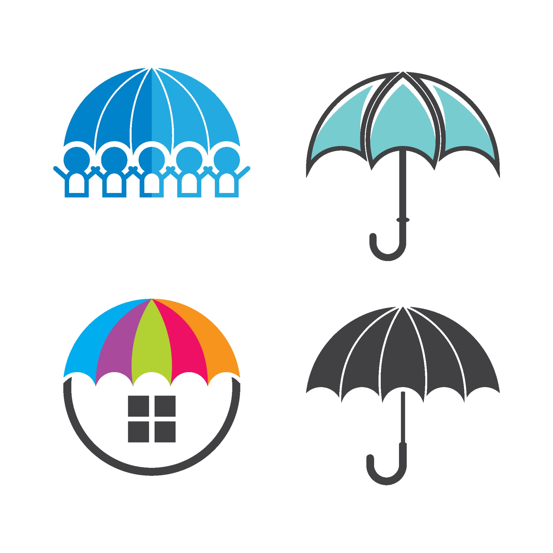 Detail Blue Umbrella Logo Nomer 8