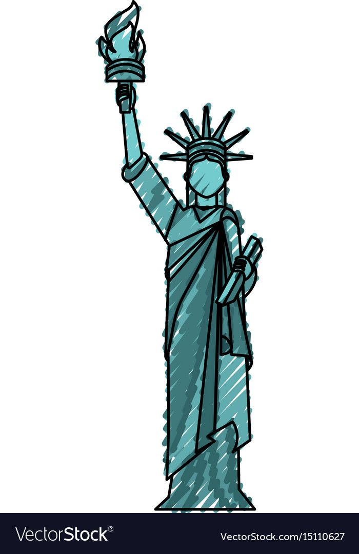 Detail Cartoon Freiheitsstatue Nomer 11