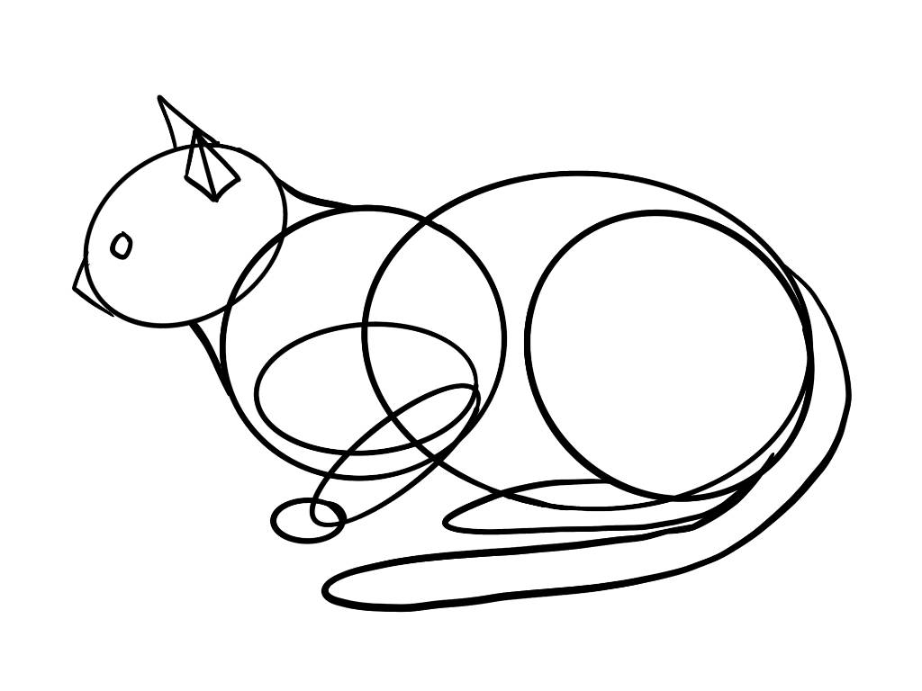 Detail Cartoon Katze Zeichnen Nomer 14