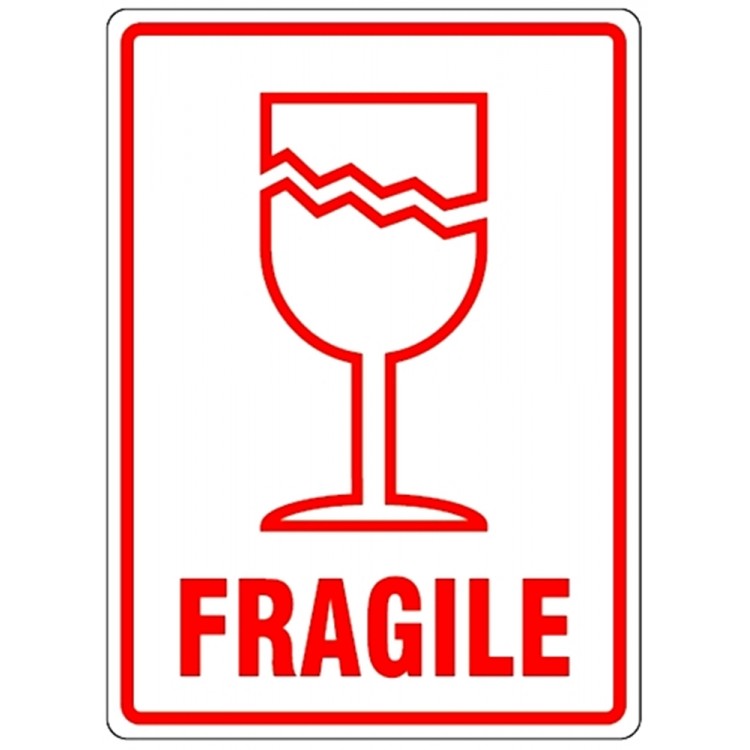 Detail Fragile Sticker Nomer 2