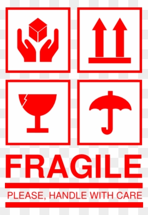 Detail Fragile Sticker Nomer 11