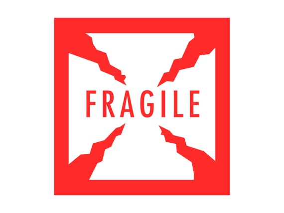 Detail Fragile Sticker Nomer 5