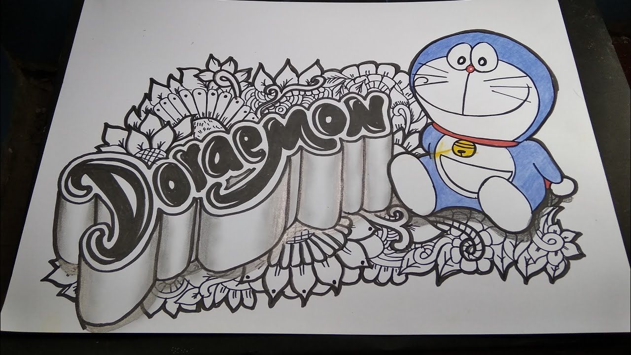 Detail Gambar Doodle Art Doraemon Nomer 2