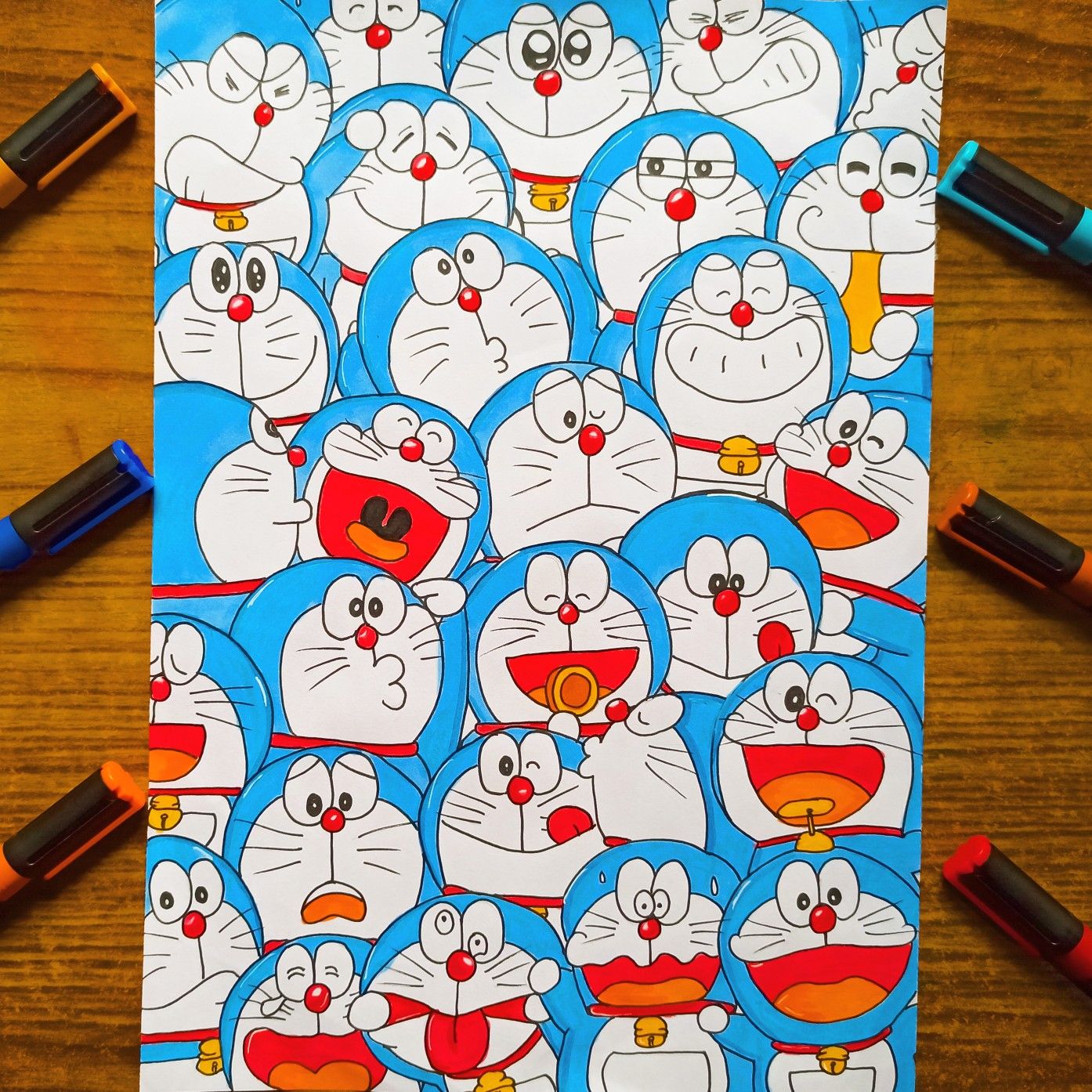 Detail Gambar Doodle Art Doraemon Nomer 4