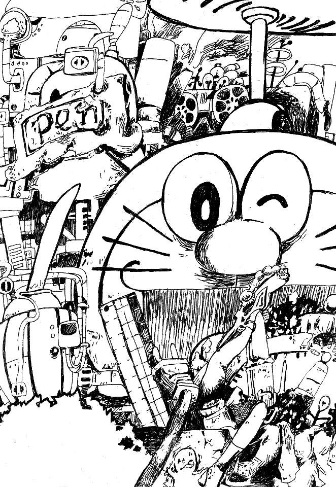 Detail Gambar Doodle Art Doraemon Nomer 32