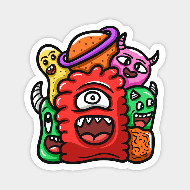 Detail Gambar Doodle Art Monster Nomer 15