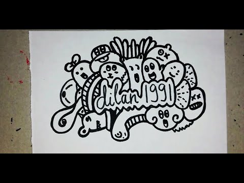 Detail Gambar Doodle Art Name Simple Nomer 15