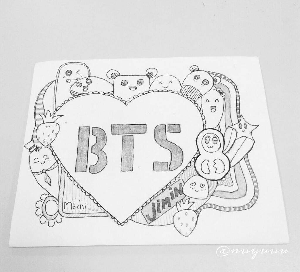 Detail Gambar Doodle Bts Nomer 8