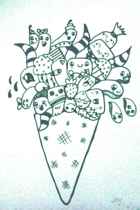 Detail Gambar Doodle Eskrim Nomer 21