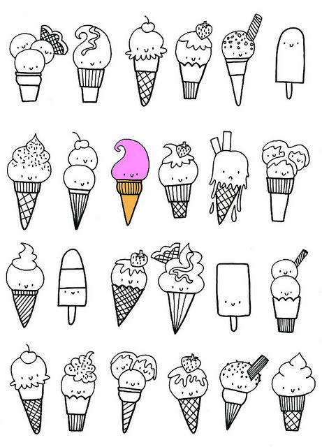 Detail Gambar Doodle Eskrim Nomer 9