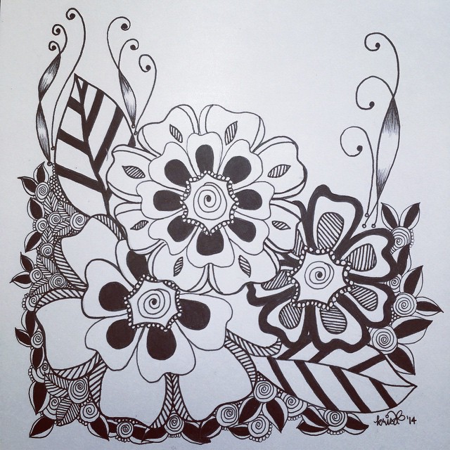 Detail Gambar Doodle Flower Nomer 12