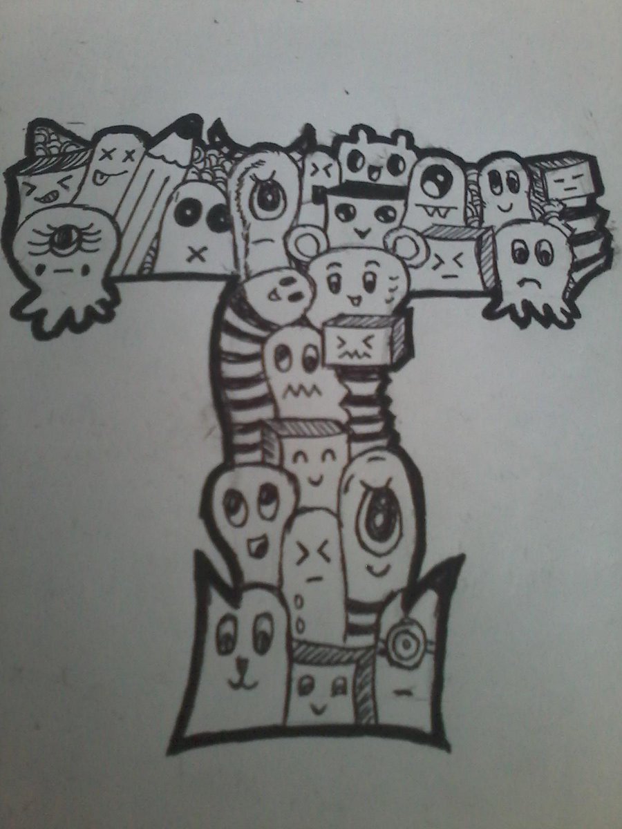 Detail Gambar Doodle Huruf A Nomer 35