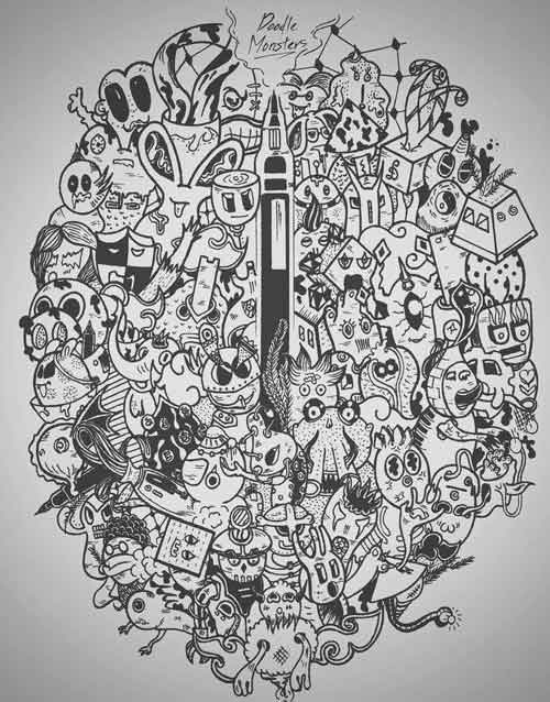 Detail Gambar Doodle Keren Nomer 27