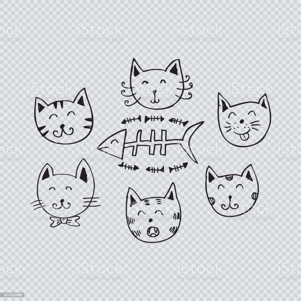 Detail Gambar Doodle Kucing Nomer 17