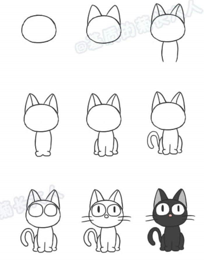 Detail Gambar Doodle Kucing Nomer 44