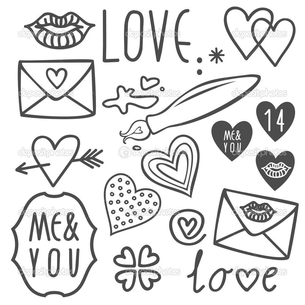 Detail Gambar Doodle Love Nomer 13