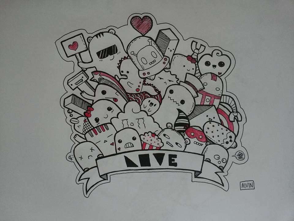 Detail Gambar Doodle Love Nomer 45