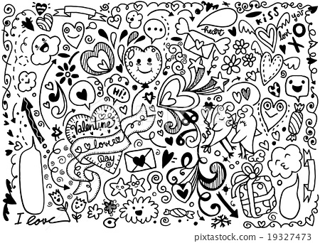 Detail Gambar Doodle Love Nomer 48