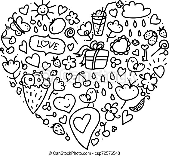 Detail Gambar Doodle Love Nomer 50