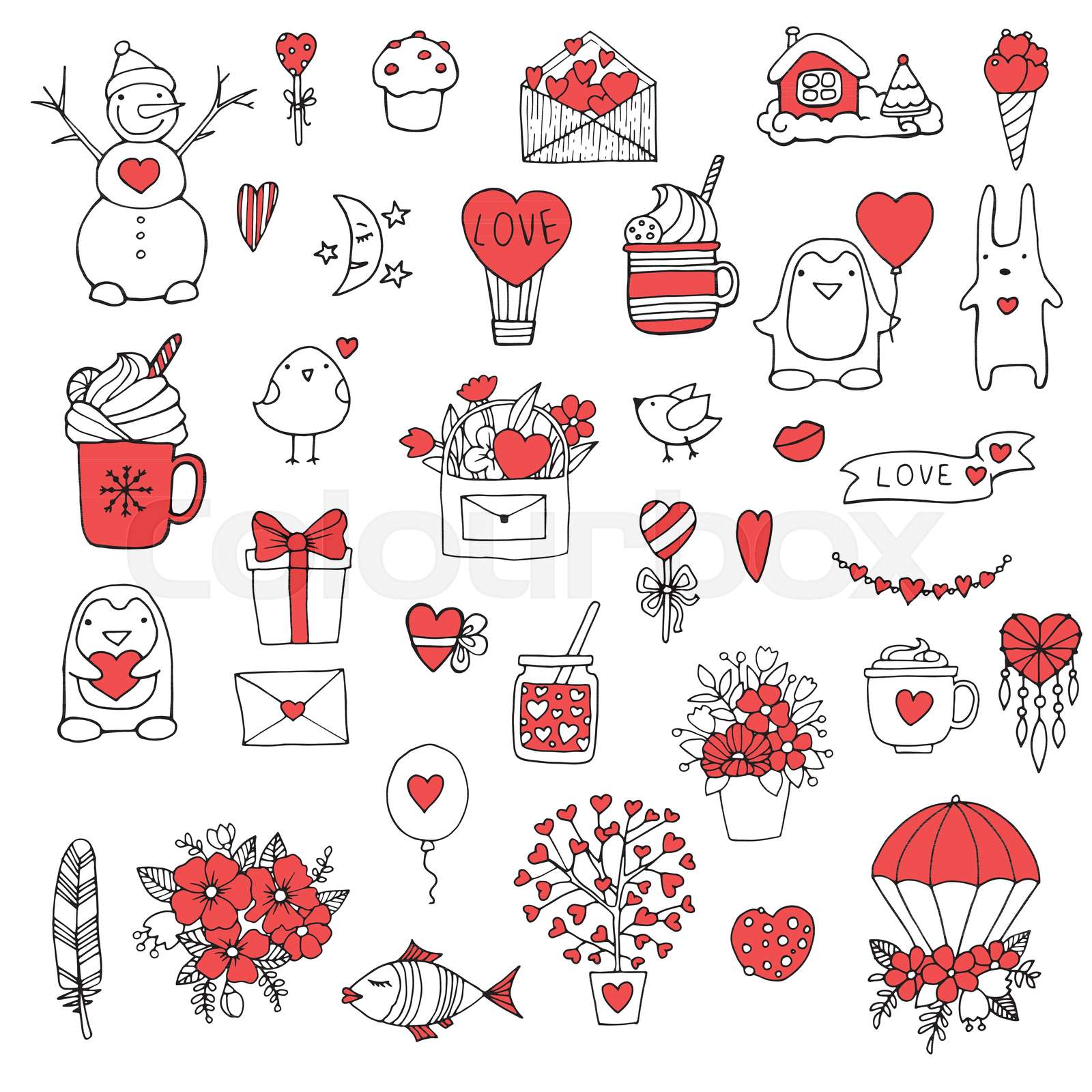 Detail Gambar Doodle Love Nomer 52