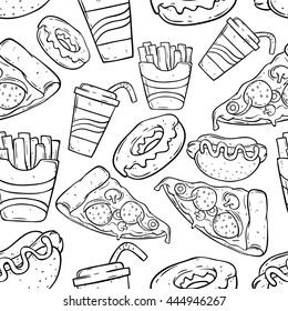 Detail Gambar Doodle Makanan Nomer 30