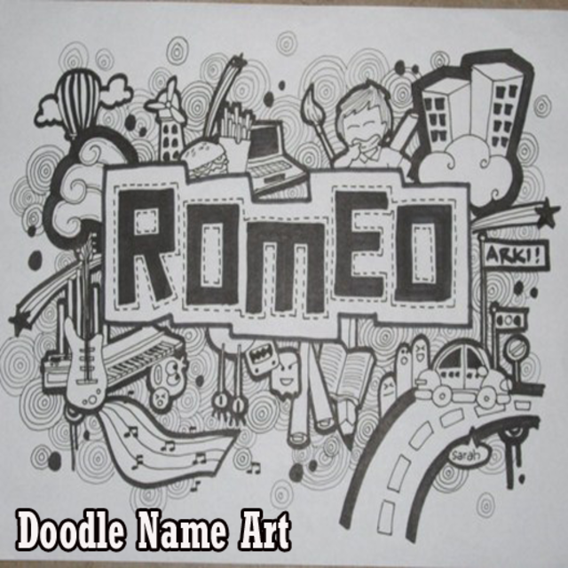 Detail Gambar Doodle Name Nomer 35