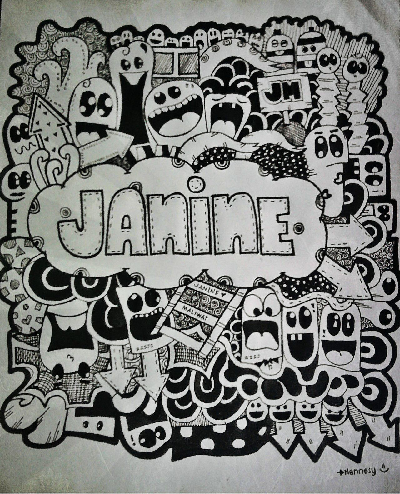 Detail Gambar Doodle Name Nomer 50