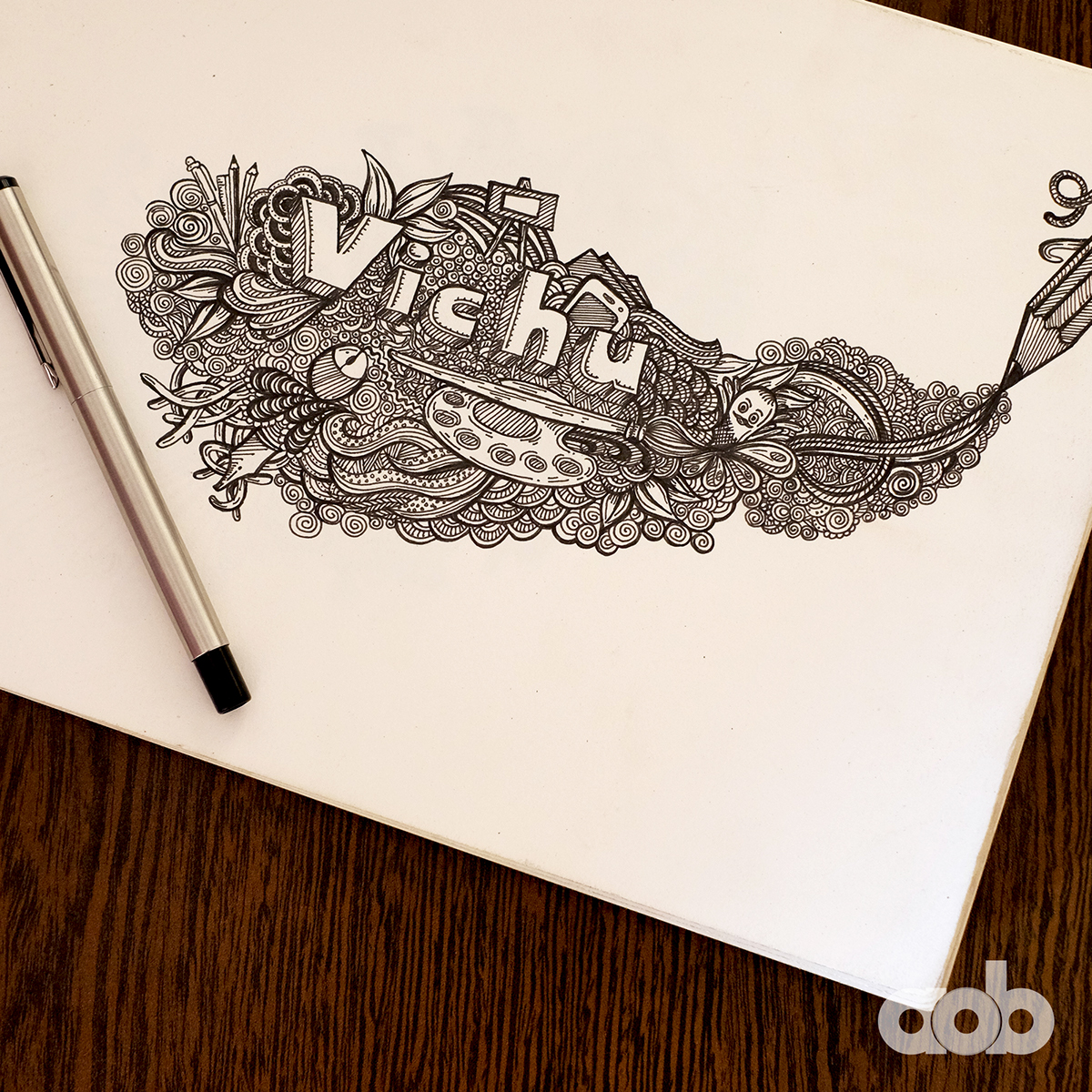 Detail Gambar Doodle Name Nomer 52