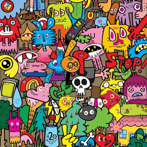 Detail Gambar Doodle Warna Nomer 20