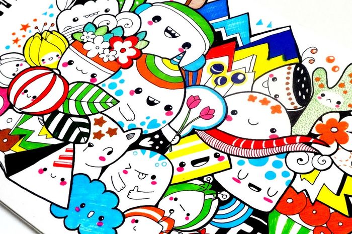 Detail Gambar Doodle Warna Nomer 29