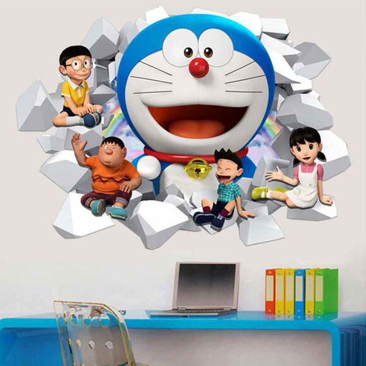 Detail Gambar Doraemon 3d Di Tembok Nomer 6