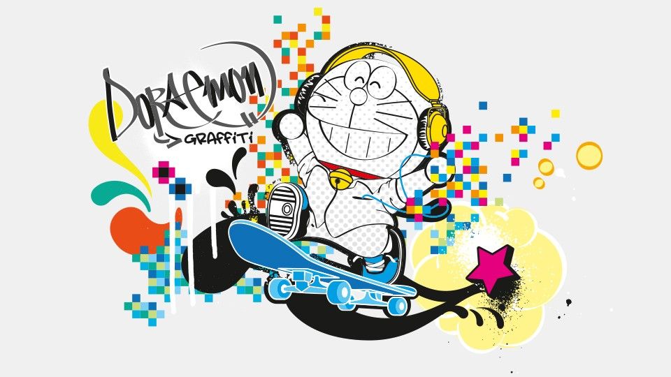 Gambar Doraemon Grafiti - KibrisPDR