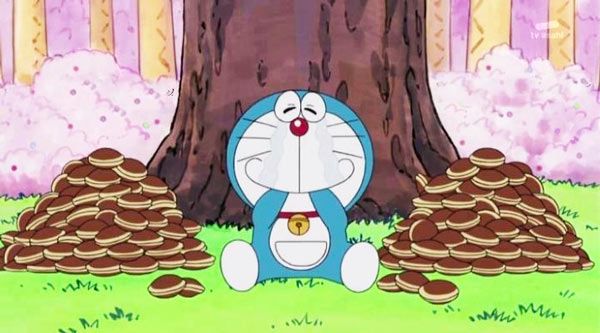 Detail Gambar Doraemon Makan Dorayaki Nomer 17