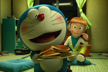 Detail Gambar Doraemon Makan Dorayaki Nomer 19