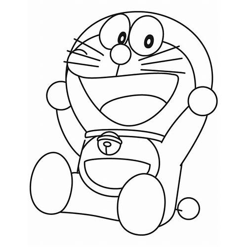 Detail Gambar Doraemon Mewarnai Nomer 25