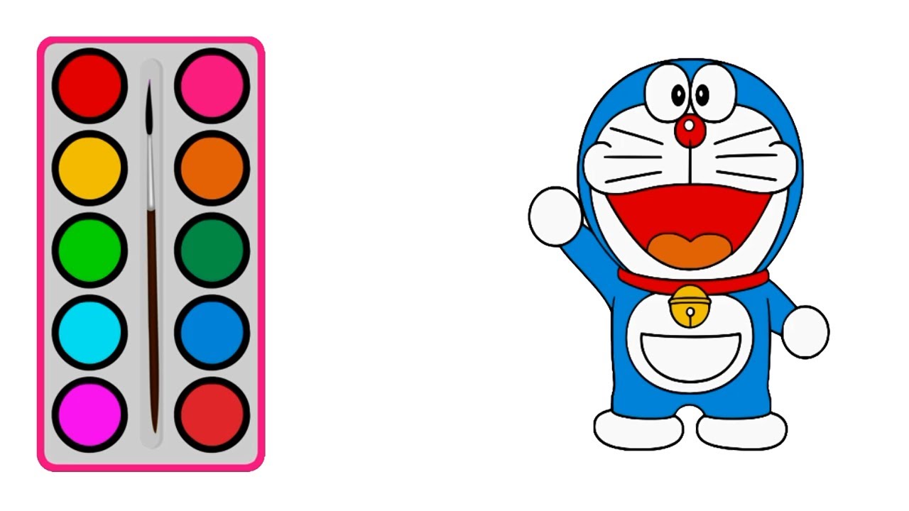 Detail Gambar Doraemon Mewarnai Nomer 31