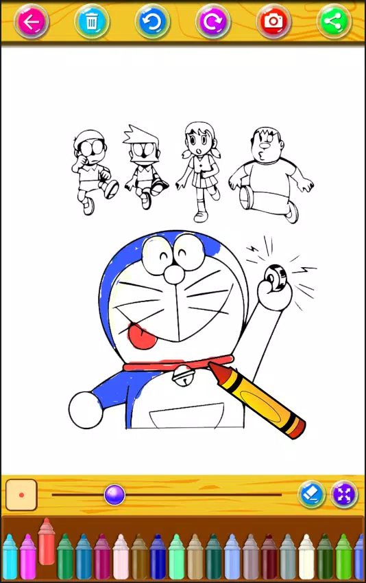 Detail Gambar Doraemon Mewarnai Nomer 32
