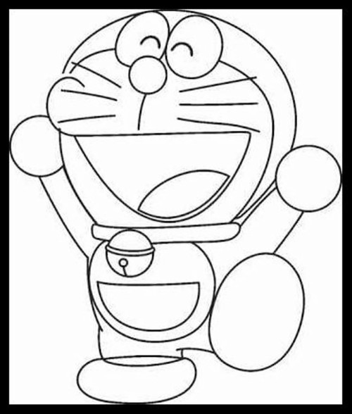 Detail Gambar Doraemon Mewarnai Nomer 36