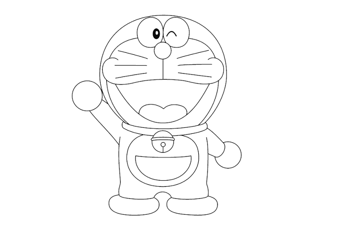 Detail Gambar Doraemon Mudah Nomer 14