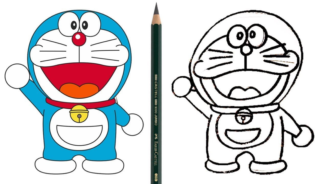 Detail Gambar Doraemon Mudah Nomer 6
