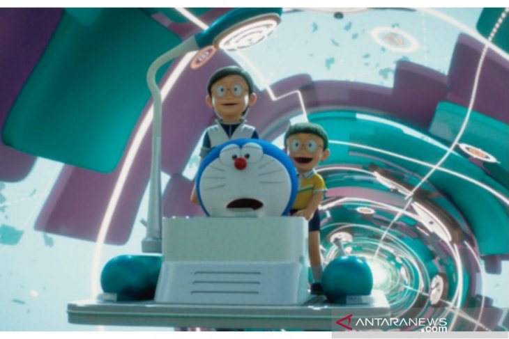 Detail Gambar Doraemon Naik Mesin Waktu Nomer 28