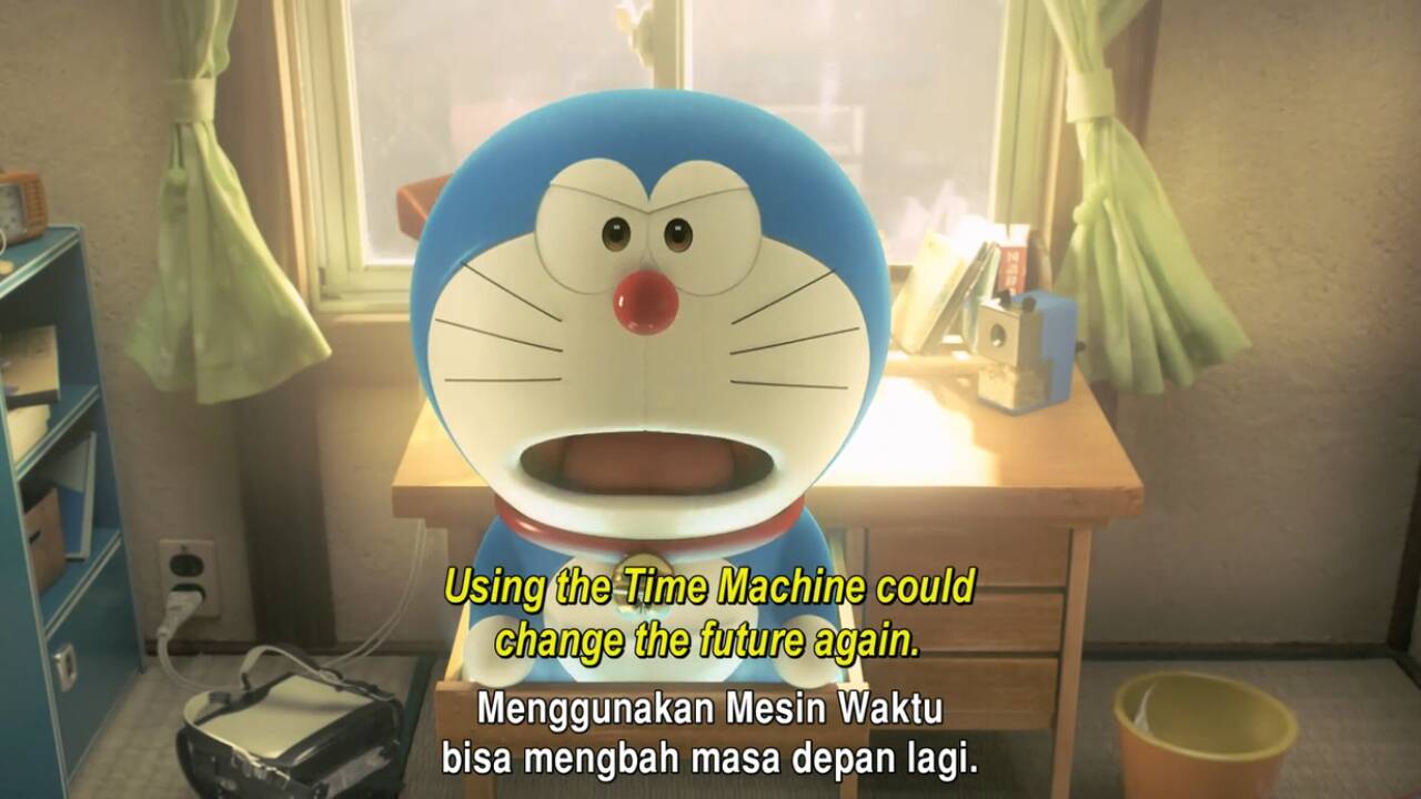 Detail Gambar Doraemon Naik Mesin Waktu Nomer 43