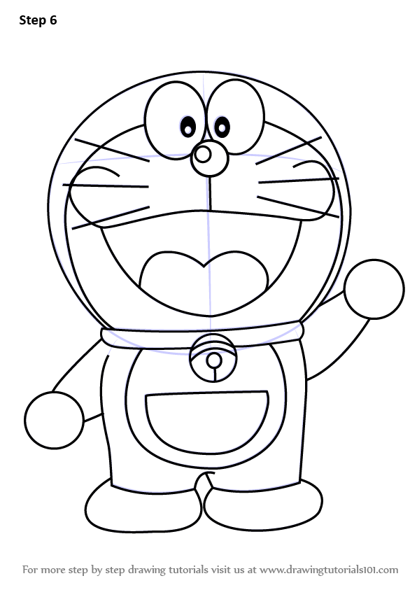 Detail Gambar Doraemon Tanpa Warna Nomer 8