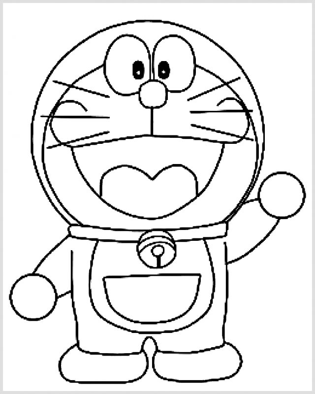 Gambar Doraemon Tidak Berwarna - KibrisPDR